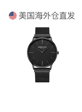 自营Kenneth Cole Men's Classic mm Quartz Watch - black 美国