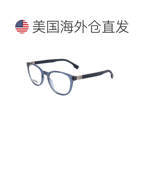 自营Hugo Boss Men's 52 mm Blue Opticals - blue 美国奥莱直发