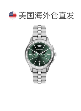 自营Emporio Armani Men's Dario Green Dial Watch - green 美国