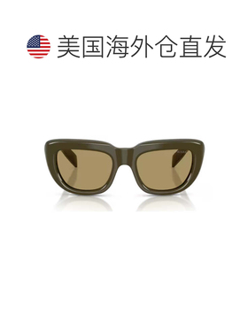 自营prada绿色醋酸纤维蝴蝶太阳镜-黑色 美国奥莱直发