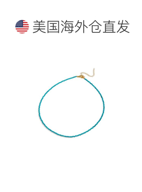 自营savvy cie jewels蓝色绿松石石头脖子。 - 蓝色的 美国奥莱直