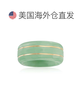 自营 Ross-Simons 青金石戒指配 14 克拉黄金 绿色 美国奥莱直发