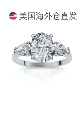 自营pompeii31 1/2Ct Oval Michelle Diamond Engagement Ring 14