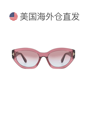 自营tom ford汤姆 福特Penny Pink渐变猫眼女士太阳镜FT1086 66Y