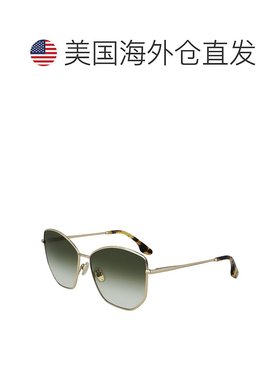 自营Victoria Beckham Metal Women's Sunglasses - gold 美国奥