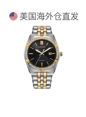 自营Citizen Men's Corso 40mm Solar Powered Quartz Eco-Drive