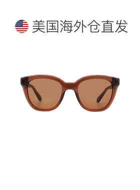 自营Salvatore Ferragamo Brown Cat Eye Ladies Sunglasses SF20