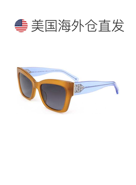 自营Kate Spade女士53毫米灰色太阳镜-棕色 美国奥莱直发