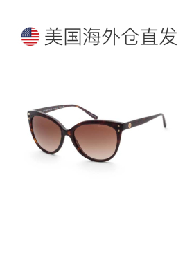 自营Michael Kors Jan女士55毫米棕色太阳镜-黑乌龟 美国奥莱直发