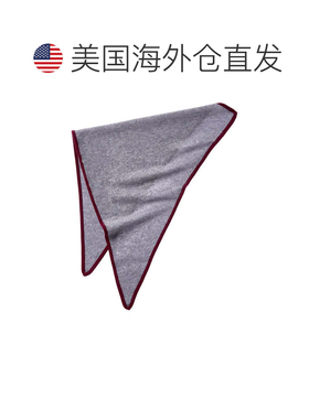自营Phenix三角针织羊绒围巾-灰色 美国奥莱直发