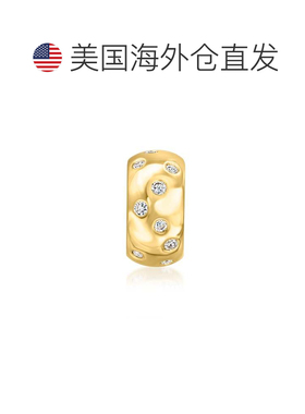 自营Ross-Simons Scattered Lab-Grown Diamond Rolling Charm in