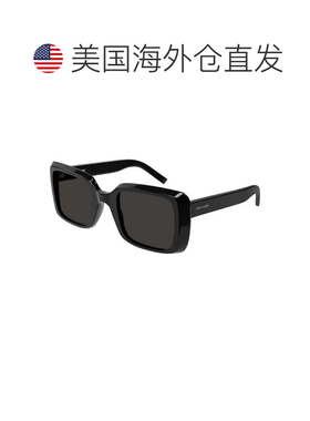 自营Saint Laurent Sunglasses Square Full Rim, Havana Frame A