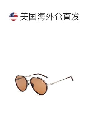 自营Belstaff Stainless Steel Men's Sunglasses - brown 美国奥