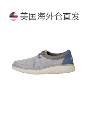 自营Men's Clarks RelaxLite Lace Light Grey Textile 26181995