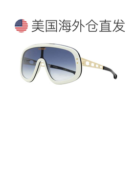 自营Carrera男士面具太阳镜FlagLab 17 B4E08白色/金色99mm-b4e08