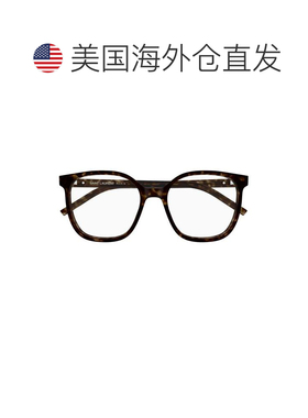 自营saint laurent龟形Sl M155方形光学框架-白色 美国奥莱直发