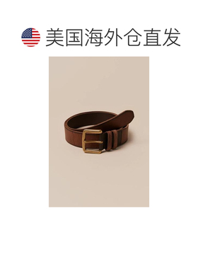 自营Lucky Brand Double Keeper皮带-绿色 美国奥莱直发