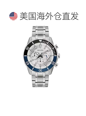 自营Bulova Men's Classic 45mm Quartz Watch - silver 美国奥莱