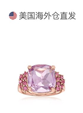 自营Ross-Simons 红榴石石榴石和紫水晶戒指 美国奥莱直发