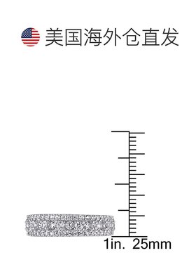 美国直邮Julianna B朱莉安娜女士戒指白色宝石单环时尚简约休闲