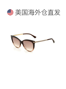 自营Jimmy Choo Acetate Women's Sunglasses - brown 美国奥莱直