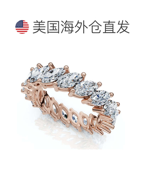 自营pompeii33Ct Marquise Diamond Eternity Ring 14k Gold Lab