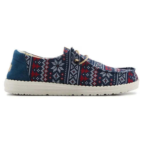 自营Hey Dude Wendy Winter Sweater 43536-4HQ Womens Navy Mult - 图0