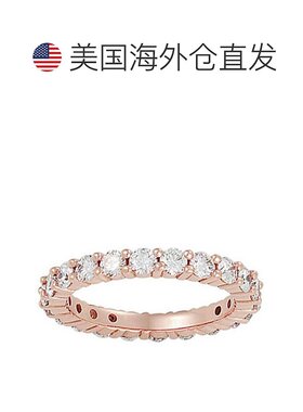 自营 pompeii32 克拉钻石永恒戒指 14K 玫瑰金 - 14k 玫瑰金 美国