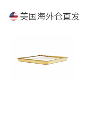 自营vivience金边白方托盘-橙色 美国奥莱直发