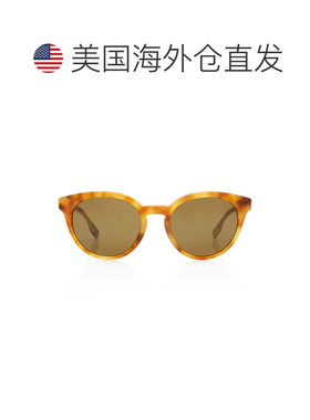自营Burberry Round Sunglasses - brown 美国奥莱直发