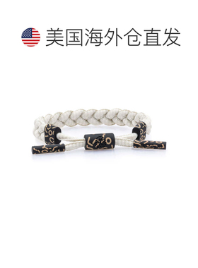 自营Rastaclat 原创手工编织图石可调节手链 - 米色 美国奥莱直发