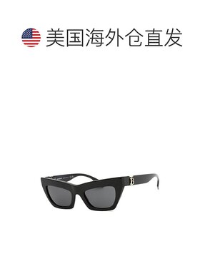 自营Burberry 女式 BE4405 51 毫米太阳镜 - 黑色 【美国奥莱】直