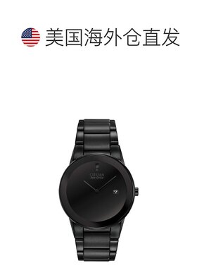 自营Citizen Men's Axiom Black Dial Watch - black 美国奥莱直