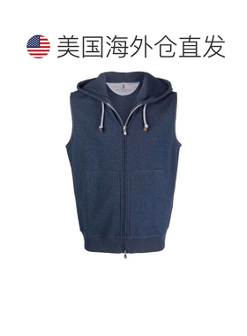 自营Brunello Cucinelli Cotton Men's Sweatshirt - blue 美国奥