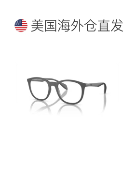 自营emporio armani0ea4211 Matte Black Rounded Square Eyeglas