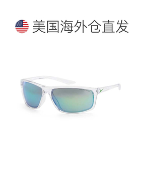 自营Nike 男式 66 毫米灰色太阳镜 - 透明灰色 美国奥莱直发