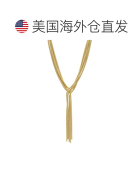 自营adornia多股纹理链条项链金 - 黄色 美国奥莱直发
