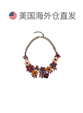 自营eye candyAmata Statement 项链 - 洋红色 - 多 美国奥莱直发