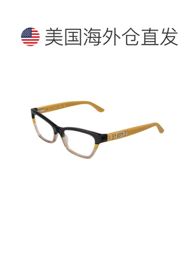 自营Guess Acetate Glasses Women's (Frames) - black 美国奥莱