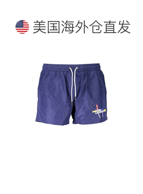 自营Karl Lagerfeld Polyester Men's Swim Men's Boxer - blue