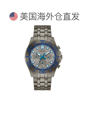 自营Bulova Men's Sport 42mm Quartz Watch - grey 美国奥莱直发