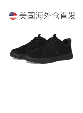 自营Women's Keds BlissWalk Sneakers  Black Knit Lace Up Comf