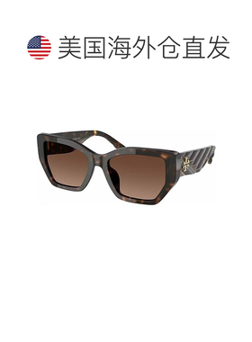 自营Tory Burch  TY 7187U 1728T5 53mm Womens Irregular Sungla