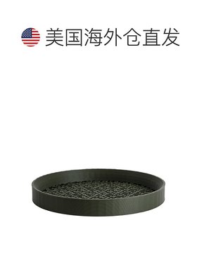 jonathan yDrew 6.5 英寸现代几何室内环保 3D 印花植物托盘 - 橄