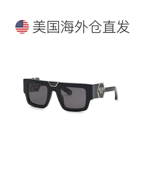自营philipp pleinSPP092M 700Y黑色/灰色-黑色 美国奥莱直发