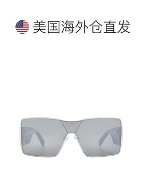自营Off-White ASPEN Silver Mirror Shield Unisex Sunglasses O