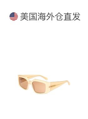 自营 salvatore ferragamo菲拉格慕女式SF1101S 54mm太阳镜-黄色