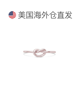 自营sterling forever纯银薄爱心结戒指 - 玫瑰金 美国奥莱直发