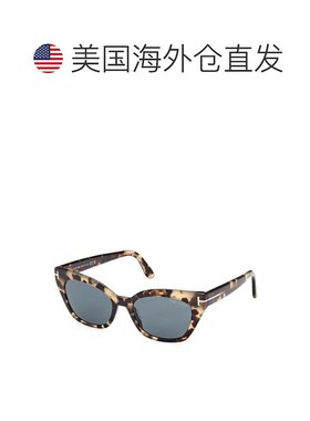 自营Tom Ford Sunglasses Square Full Rim, Shiny Black Frame A