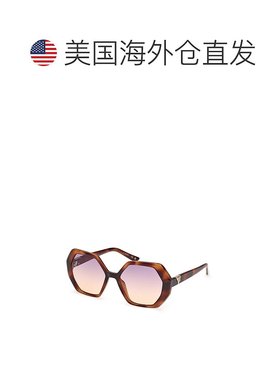 自营Guess Resin Women's Sunglasses - brown 美国奥莱直发